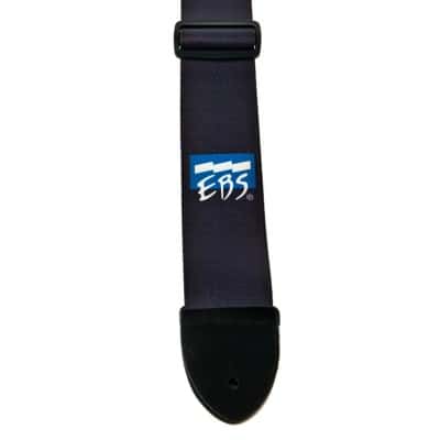 EBS NYLON/BLACK LONG LEATHER STRAP