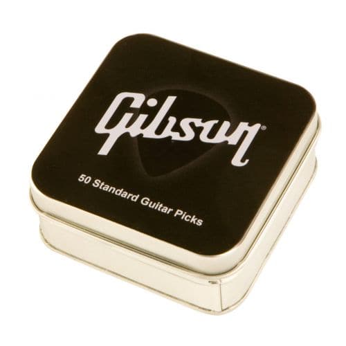 Gibson Boite Metal 50 Mediators - Calibre Fin