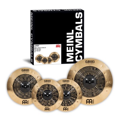 MEINL CLASSICS CUSTOM DUAL 141620 CYMBAL PACK  - CCDU141620