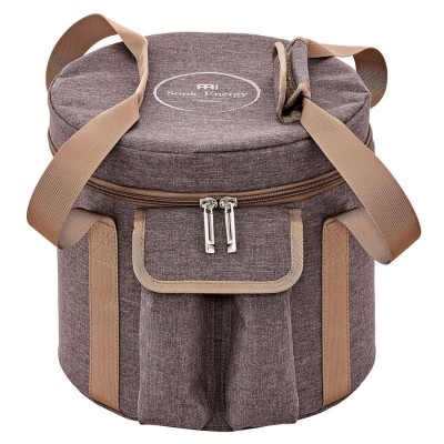 SONIC ENERGY 8" Crystal Singing Bowl Bag, for 8" bowls - Brown