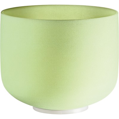 SONIC ENERGY SONIC ENERGY EMERALD CRYSTAL SINGING BOWL, 10", NOTE F, HEART CHAKRA - CSBE10F