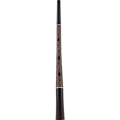 SONIC ENERGY SLICED PRO DIDGERIDOO, DOT-PAINTED, TUNING E - DDPROFPE - SECOND HAND