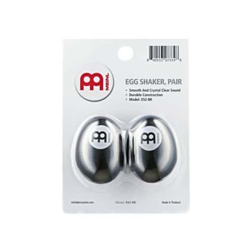 PLASTIC EGG SHAKERS BLACK