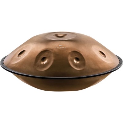 Sensory Handpan, Stainless Steel, F Pygmy, 11 Notes, 440 Hz, Vintage copper