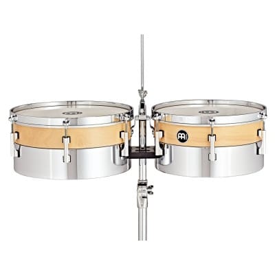 MEINL HYT1314 - LATIN TIMBALES HYBRID - OAK AND STEEL 13/14