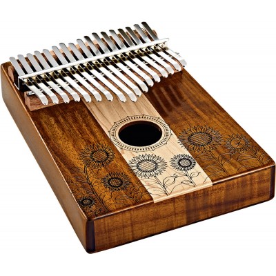 SONIC ENERGY SOUND HOLE KALIMBA, 17 NOTES, MAPLE AND ACACIA - KL1706H