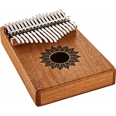 SONIC ENERGY SOUND HOLE KALIMBA, 17 NOTES, MAHOGANY MATTE - KL1708H