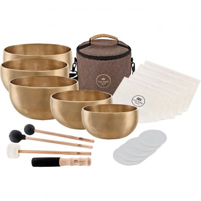 5-piece Yoga Nidra Singing Bowl Set