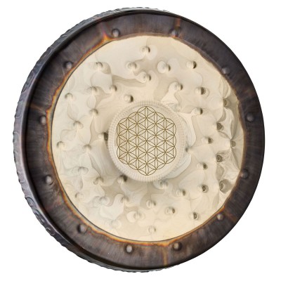 SONIC ENERGY SGFOL22 - Gong sonore de 22", Fleur de vie