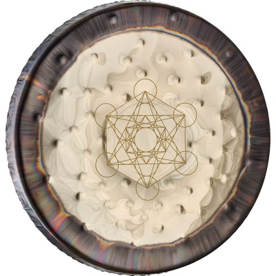 SONIC ENERGY SGMC22 - 22" Gong sonore, Cube de Métatron