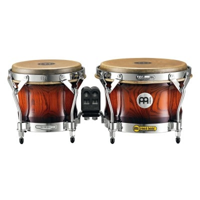 WOODCRAFT SERIES (DE PATENT) WB500 WOOD BONGO 7 MACHO AND 9 HEMBRA ANTIQUE MAHOGANY BURST