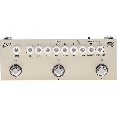 Baio Guitare Electrique Multieffet Sur Batterie