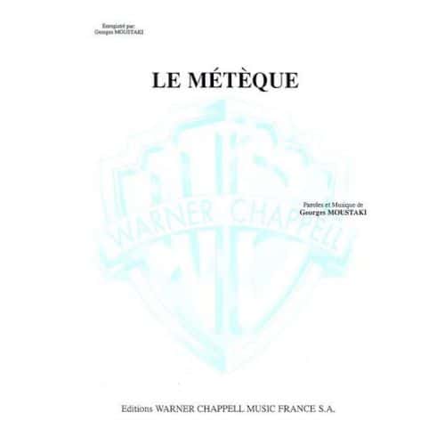 PARTITION VARIETE - MOUSTAKI G. - LE METEQUE - PVG 
