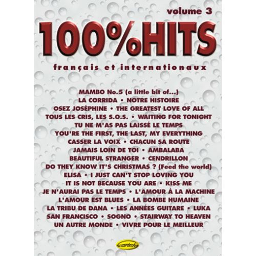 CARISCH 100 % HITS VARIETES VOL.3 - PVG