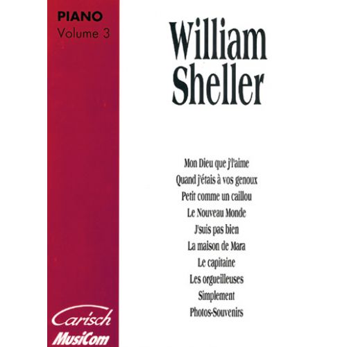 SHELLER W. - ALBUM VOL. 3 - PIANO, CHANT