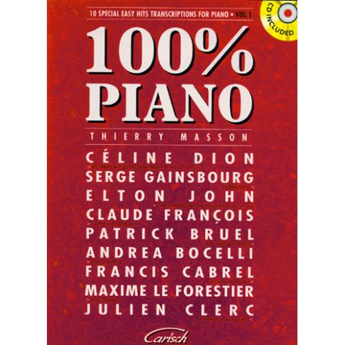 CARISCH 100% PIANO VOL 1 + CD