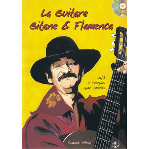 WORMS CLAUDE - GUITARE GITANE & FLAMENCA + CD, VOL.2 - GUITARE TAB