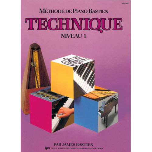CARISCH Bastien James - Methode De Piano Bastien Technique Niveau 1 - Piano