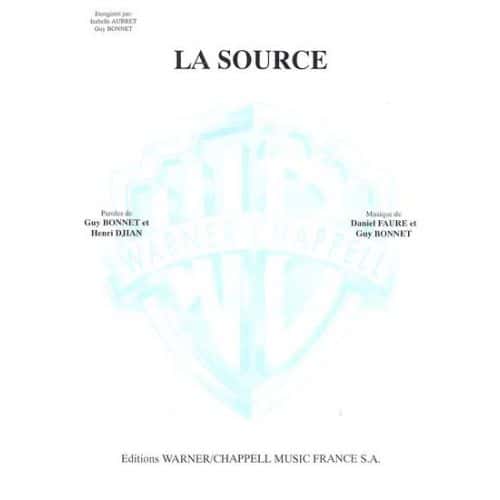 PARTITION VARIETE - AUBRET ISABELLE - LA SOURCE - PIANO, CHANT 