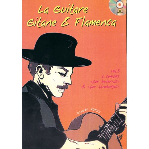  Worms Claude - Guitare Gitane & Flamenca + Cd Vol. 3 - Guitare Tab