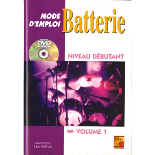 THIEVON ERIC - BATTERIE MODE D'EMPLOI DEBUTANT + DVD - BATTERIE