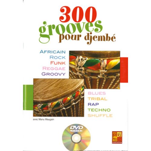 PLAY MUSIC PUBLISHING 300 Grooves Pour Djembe + DVD - Percussions