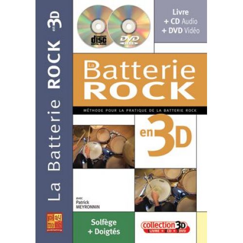 MEYRONNIN P. - BATTERIE ROCK EN 3D CD + DVD
