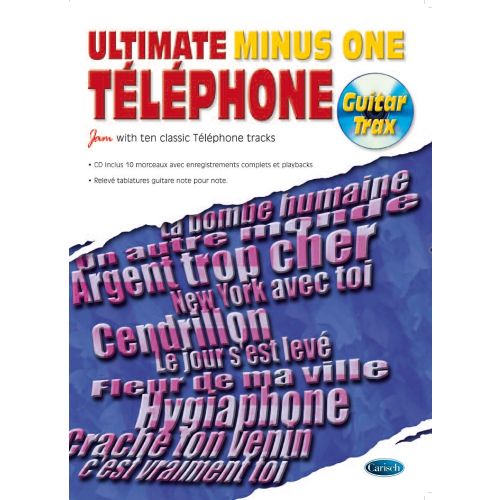 TELEPHONE - ULTIMATE MINUS ONE GUITAR TRAX + CD