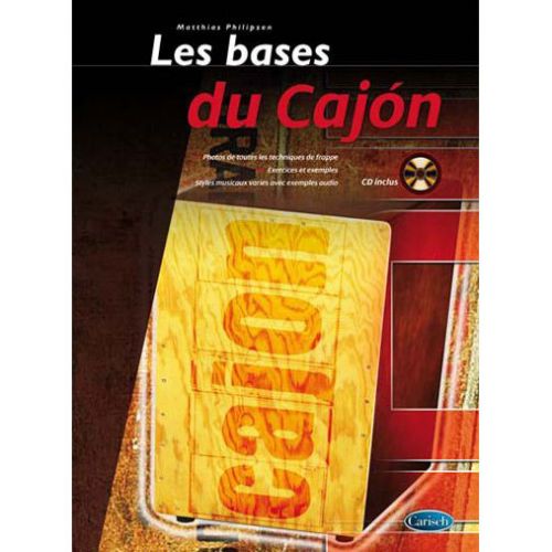 PHILIPZEN MATTHIAS - LES BASES DU CAJON + CD - PERCUSSION