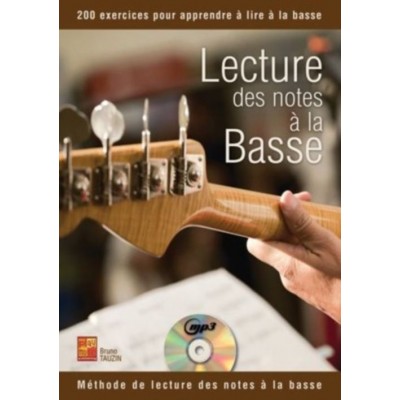 TAUZIN B. - LECTURE DES NOTES A LA BASSE + CD 