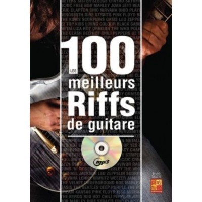 PLAY MUSIC PUBLISHING TAUZIN BRUNO - LES 100 MEILLEURS RIFFS DE GUITARE + CD