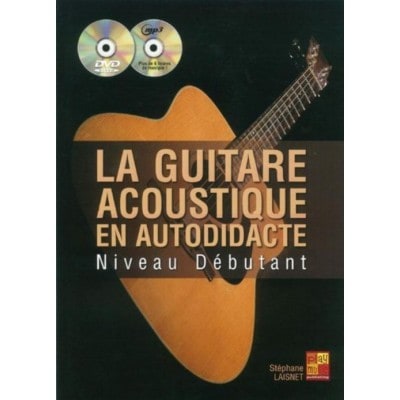LAISNET S. - LA GUITARE ACOUSTIQUE EN AUTODIDACTE + CD + DVD 
