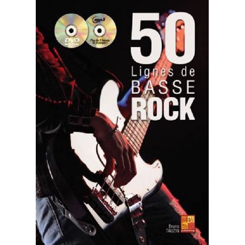 TAUZIN B. - 50 LIGNES DE BASSE ROCK + CD 