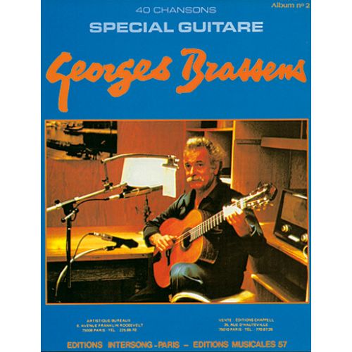 BRASSENS G. - 40 CHANSONS VOL. 2 - GUITARE