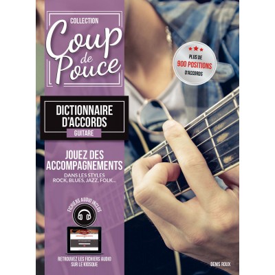COUP DE POUCE DICTIONNAIRE D'ACCORDS - GUITARE