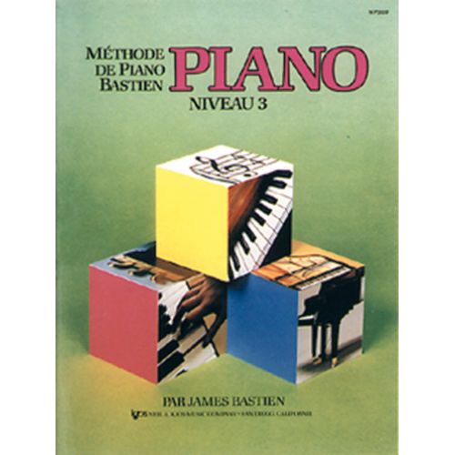 METHODE DE PIANO BASTIEN - NIVEAU 3