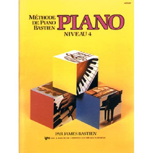 BASTIEN JAMES - METHODE DE PIANO BASTIEN NIVEAU 4 - PIANO
