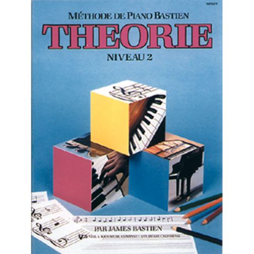 BASTIEN JAMES - METHODE DE PIANO BASTIEN THEORIE NIVEAU 2 - PIANO