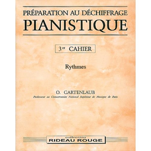 GARTENLAUB O. - PREPARATION AU DECHIFFRAGE VOL. 3 - FORMATION MUSICALE