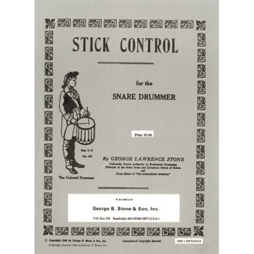ALFRED PUBLISHING Stick Control For The Snare Drummer - Stone George Lawrence