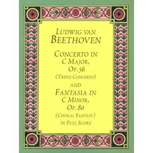  Beethoven L.van - Triple Concerto Op.56 & Fantasia In C Minor Op.80 - Full Score