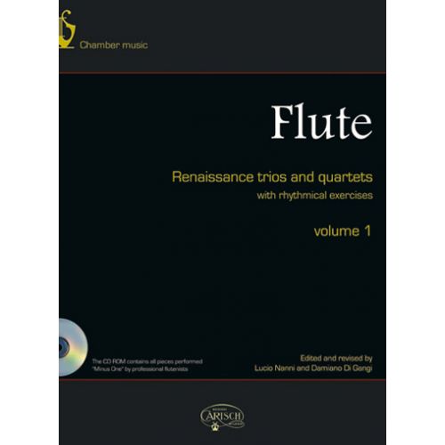 FLUTE RENAISSANCE TRIOS AND QUARTETS VOL.1 + CD