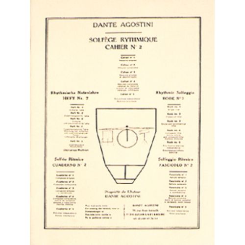 EDITIONS AGOSTINI Agostini - Solfege Rythmique Vol.2 : Mesures Composees