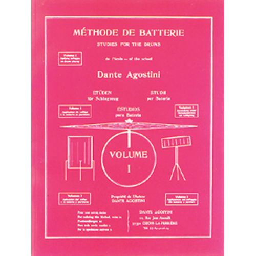   - Methode De Batterie Vol.1 : Solfège Batterie