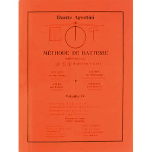 AGOSTINI - METHODE DE BATTERIE VOL.4 : INDEPENDANCE