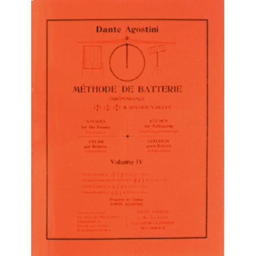 Agostini - Methode De Batterie Vol.4 : Independance