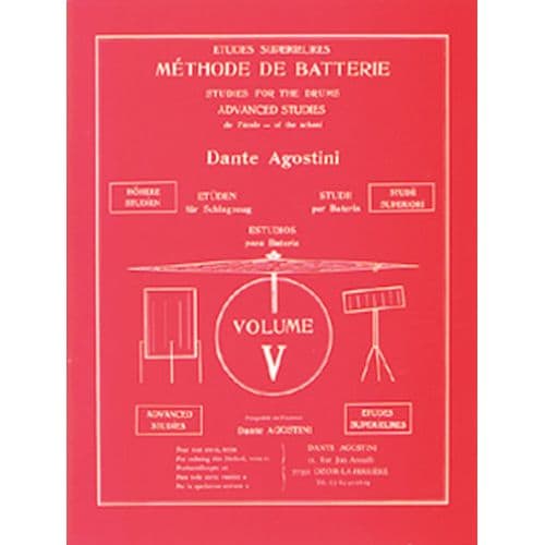   - Methode De Batterie Vol.5 : Etudes Superieures