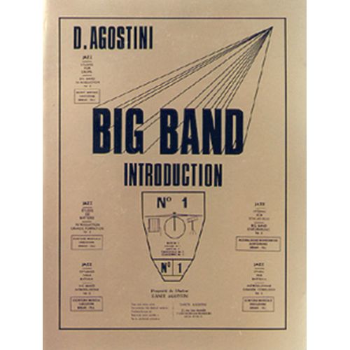 AGOSTINI - BIG BAND INTRODUCTION - METHODE DE BATTERIE