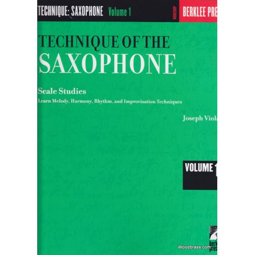 BERKLEE Viola Joseph - Technique Of The Saxophone Vol. 1