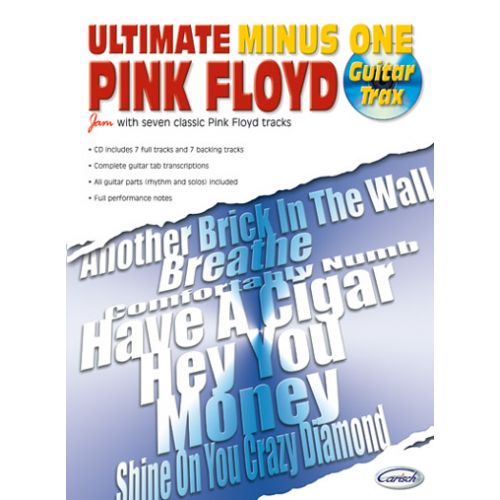 PINK FLOYD - ULTIMATE MINUS ONE GUITAR TRAX VOL.1 + CD